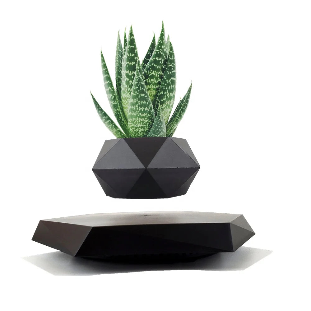 HCNT Nordic Style Magnetic Levitating Bonsai Floating Plant Pot Air Bonsai Pot Magnetic Levitating Flower  Pot Creative Gift