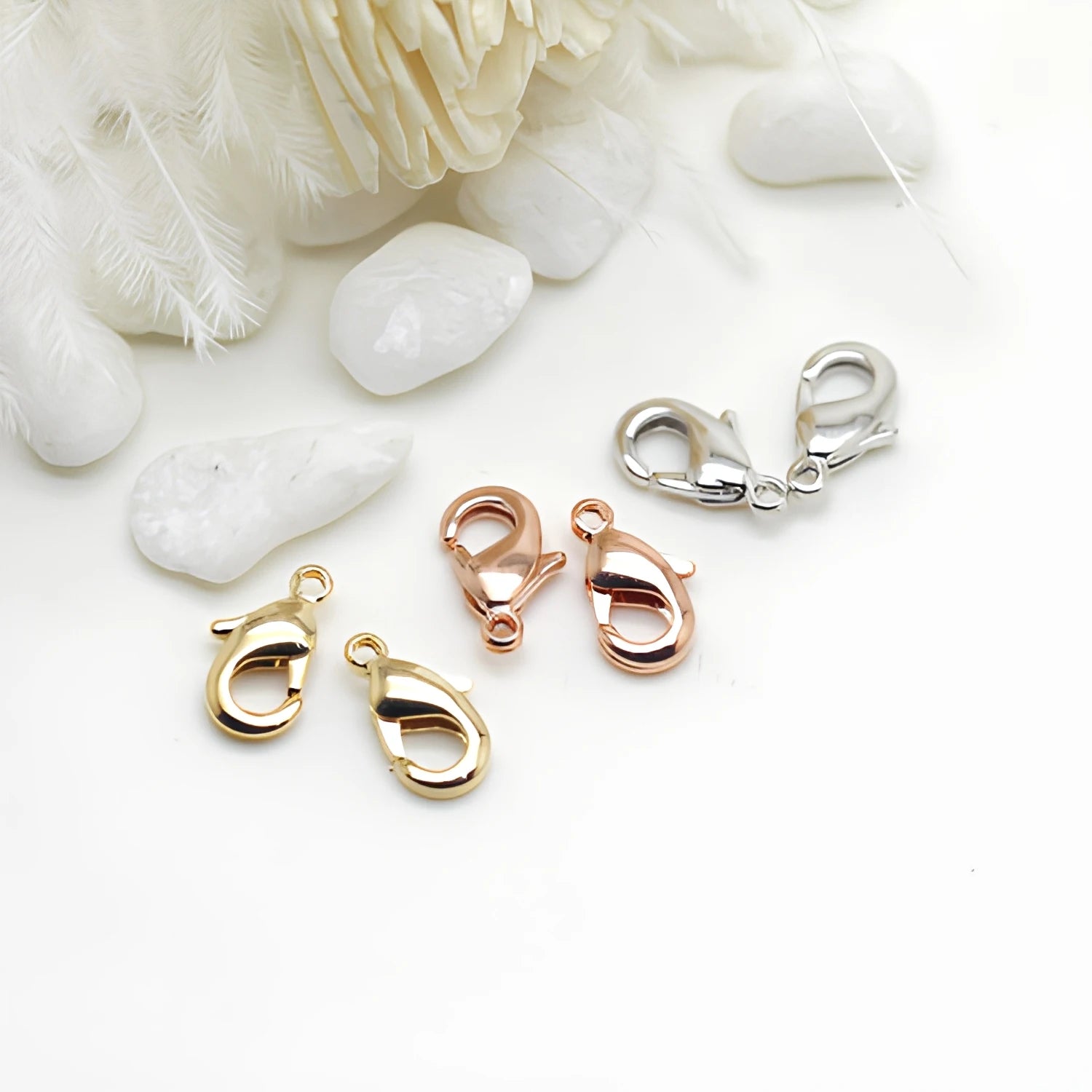 Accessories Diy Jewelry Findings Components Gold Plated Stainless Steel Necklace Bracelet Lobster Clasp Jewelry Making Jiexing