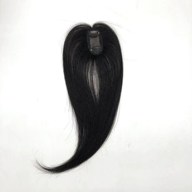 AU Wholesale Natural Looking 100 Real Hair Patch Replacement Machine Weft Women Silk Topper Bang