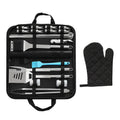 Hot Selling 28-Piece Stainless Steel BBQ Grill Utensil Tools Outdoor Barbecue Grilling Accessories Set Case Food Packaged Bag