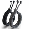 New product 2026 Adjustable Fish Tail Paracord Wristband Hand Braided with Metal Clasp Durable and Stylish Paracord Bracelet