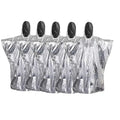 IRONDONKEY Foil Poncho Outdoor Camping Portable Reflective Windproof  Emergency Blanket Poncho
