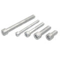 Stainless Steel Half Full Thread Metric M3-M4-M5-M6-M8 Round Head Allen Drive Machine Screw Bolts Zinc Plated Construction Use