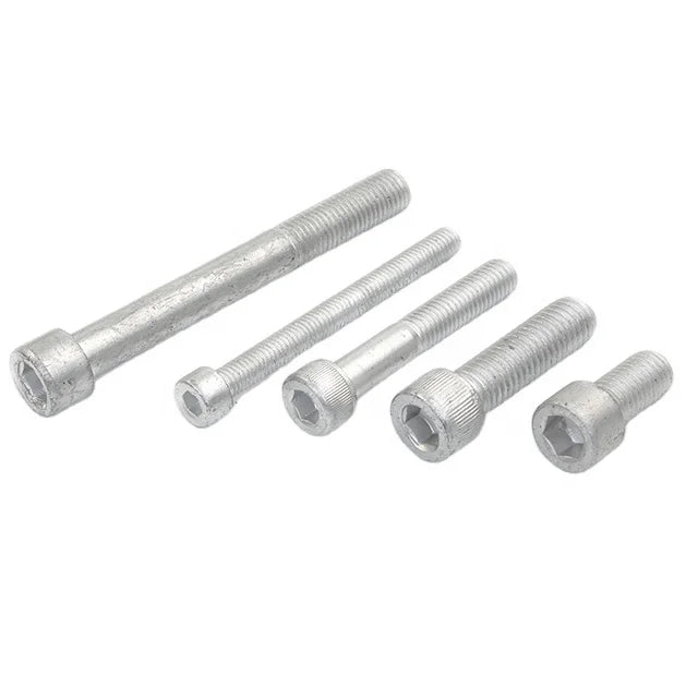 Stainless Steel Half Full Thread Metric M3-M4-M5-M6-M8 Round Head Allen Drive Machine Screw Bolts Zinc Plated Construction Use