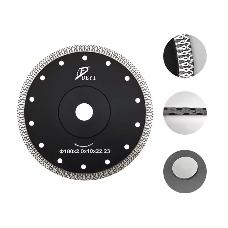DEYI Customized Ceramic Tile Cutter Tile Marble 125mm Diamond Saw Blade Diamond Cutting Disc Granite Cutter