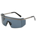 UV 400 Anti Fog Coating Fashion Sunglasses for Women Square PC Metal Frame in Blue White Transparent Red