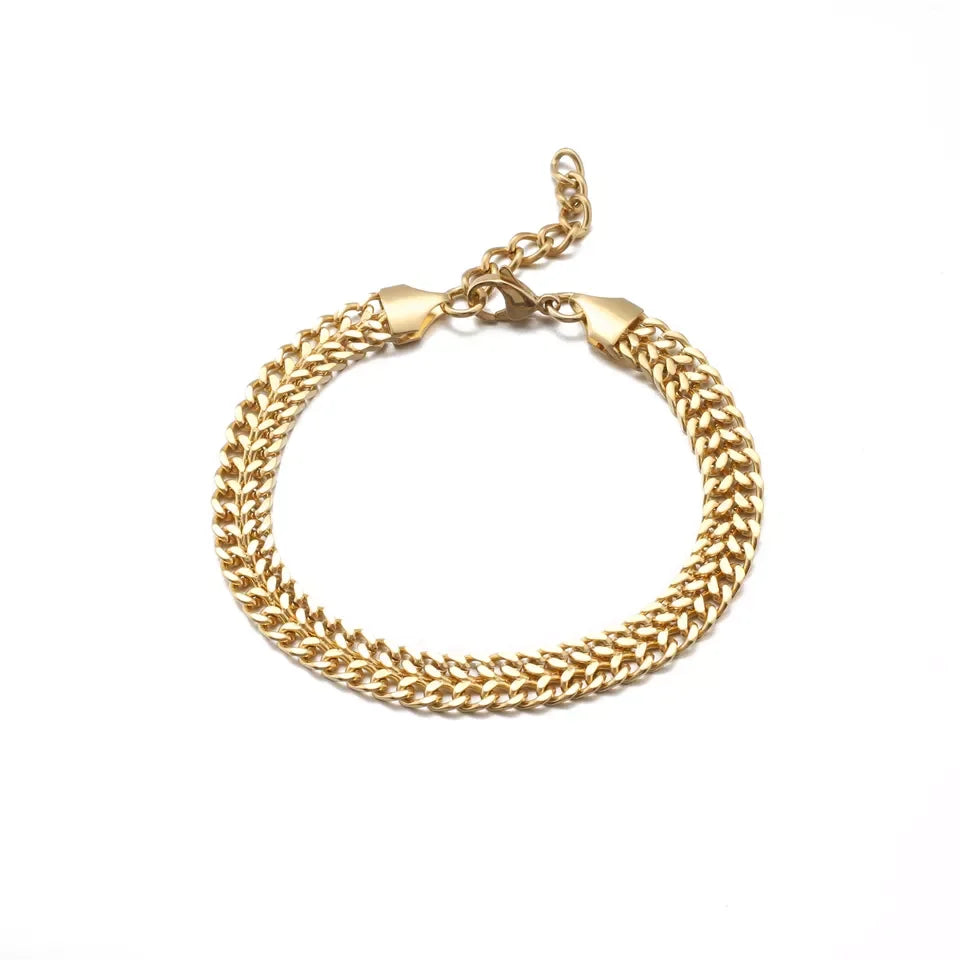 Top Sale New Fashion Original Thick Chain Bracelet Unique Men Bracelets Gold Gifts