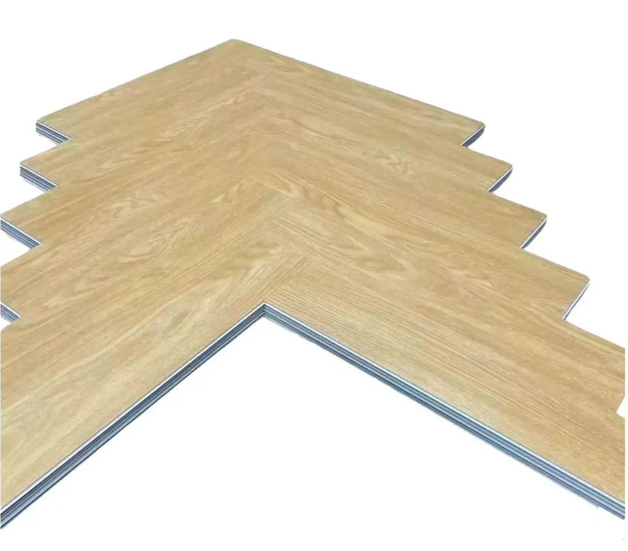 PVC Click SPC Flooring 5mm Waterproof Anti-Slip Wear Resistant Modern Indoor Visgraat Herringbone for Apartment Living Room