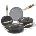 Hot Sale Carawayhome Wholesale Nonstick Cookware Set Induction Pots Pans Lids and Kitchen Storage Non Toxic