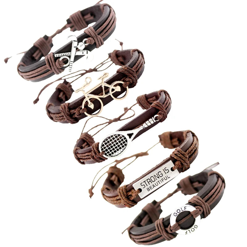 Cycling Bike Soccer Football Baseball Lacrosse Field Hockey Gymnastics Tennis Racket Basketball Swim Golf Volleyball Bracelet