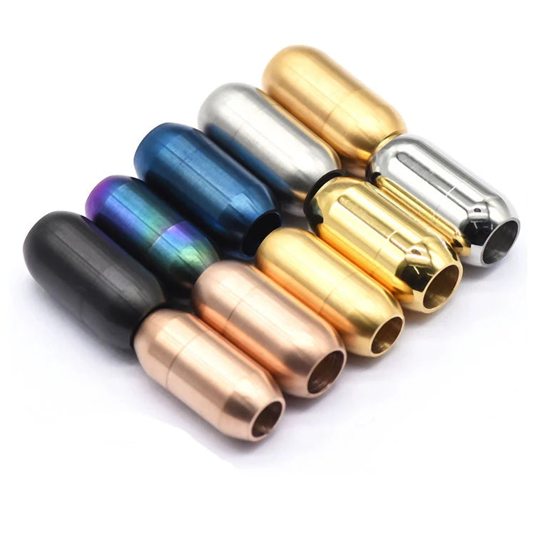 New Stainless Steel Jewelry Findings 3mm4mm5mm6mm8mm Clasp for Leather Woven Bracelet Dragon Scale Bracelet DIY Making