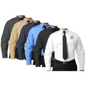Vanda Men's Shirt Cotton Uniform Light Casual Work Shirts
