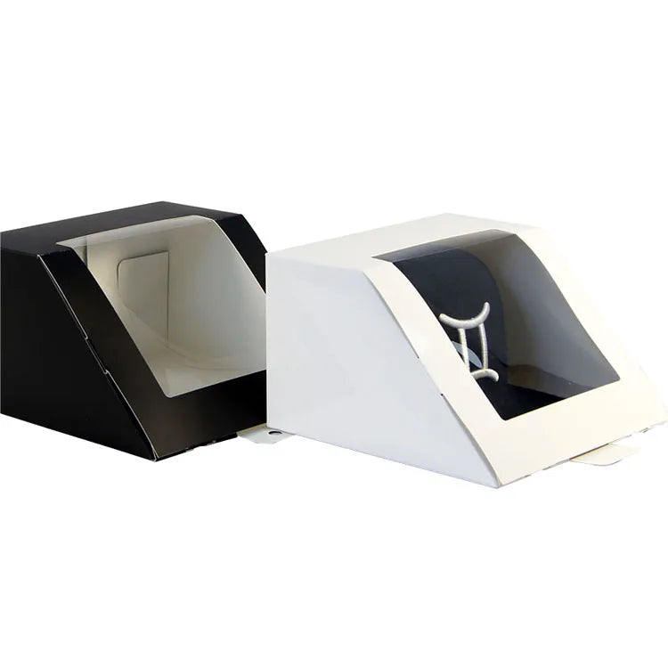 Hot Sale Custom Paper Hat Packaging Baseball Hat Gift Box With Clear Window
