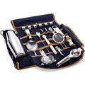 Wuyi Camol Bartender Kit 22pcs: 800ml+550ml Boston Shaker Jigger Tools Stones & Bag | Mixology Pro Set | Bartender Kit