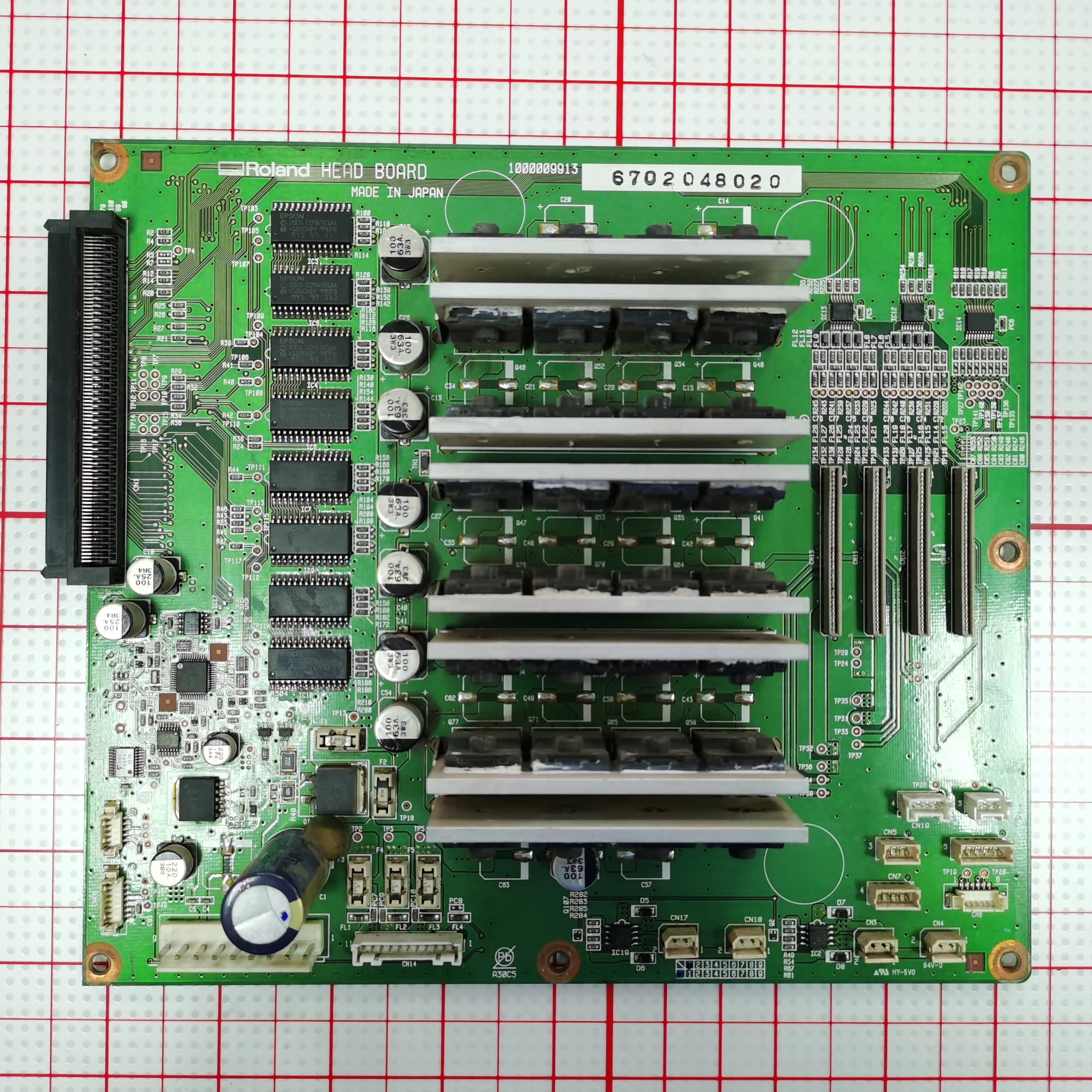 Second Hand Spare Parts Assy Head Board 6700731100 for Roland XC540 FH740 XJ640 XJ740