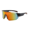 2022 Newest Large Oversized Sunglasses White Red Rimless Baseball Glasses Mirror for Outdoor Sports Cycling Eyewear for Men