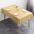 Gold Embroidered Sequin Shiny Table Cover Sequin Mesh Tablecloth for Party Wedding Celebration Banquet Event