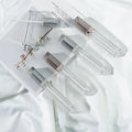 CY303 7ml Lip Gloss Tube Rose Gold Silver Empty Lipstick Tube square Lipstick Tube with Wand Lip Gloss Packaging Private Label