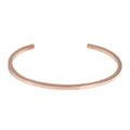 Wholesale Stainless Steel Rose Gold Blank Cuff Open Bracelet