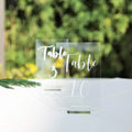 Wholesale Custom Logo Clear Acrylic Table Numbers Guangzhou Display Rack for Wedding