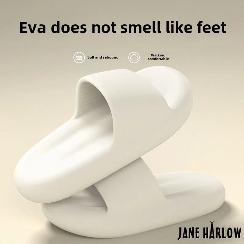 2025 Lightweight Eva Indoor Home Bath for Slippers for Women Thick-Soled Non-Slip Bathroom Sandals with Open Toe