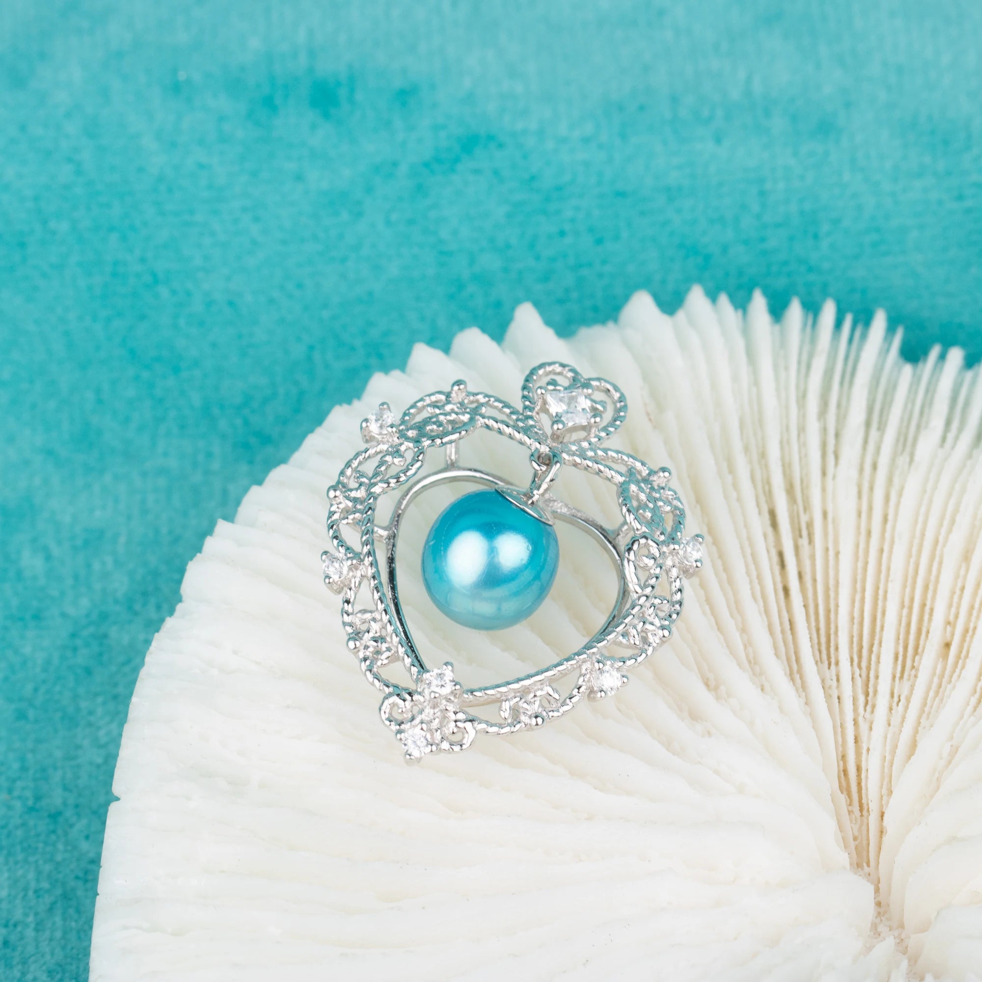 P010735 DIY 6-8mm Natural Freshwater Pearl Pendant Accessory 925 Sterling Silver Engagement Jewelry Necklace for Women