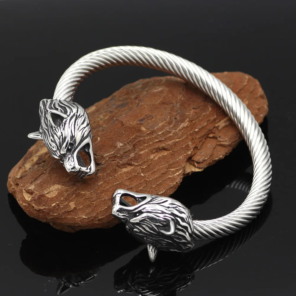 Viking Jewelry Ring VK0501 Silver Arm Ring Viking Viking Arm Ring Armreif