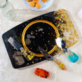DM509 Tableware Knife Fork Handle Tray Silicone Mould Set Cutting Board Cutlery Storage Box Casting Mold for Home Decor