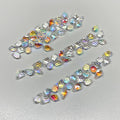 Hot Sale 4x7mm Aurora Borealis Water Drop Glass With Hole Faceted Glass Accessories