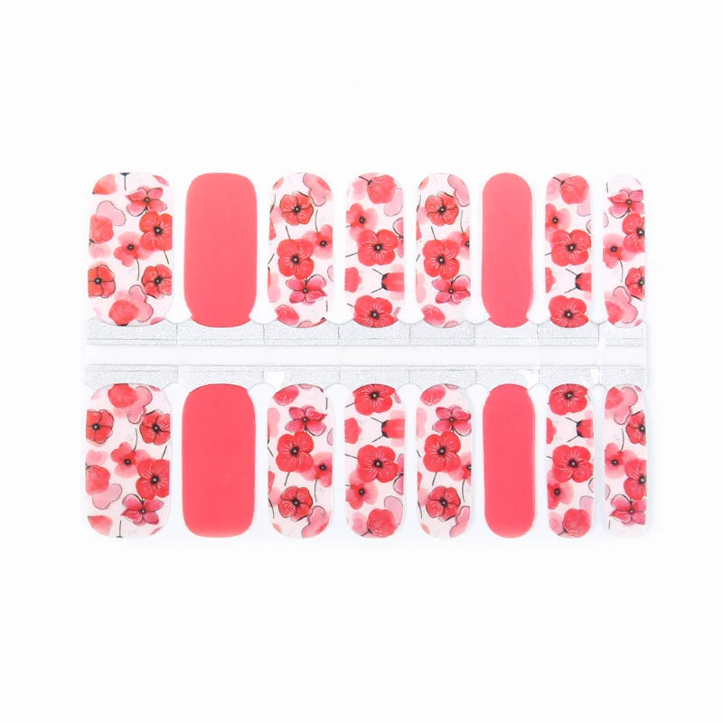 2026 Nail Art Nail Sticker Cartoon Adhesive Nail Sticker Stencils