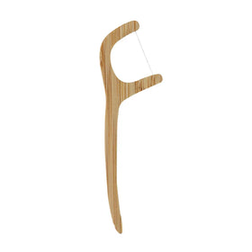 BPA Free Biodegradable Dental Floss Stick Biodegradable Bamboo Dental Floss Pick for Oral Clean