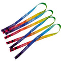 Keychain Lanyard Wholesale Neck Lanyard Strap Custom Logo Dye Sublimation Polyester Pantone Print Cheap Accessories Silk OEM Die