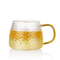 Customised High Borosilicate  Glass Cups Glass Mug Tea Cup Coffee Cup with Handle