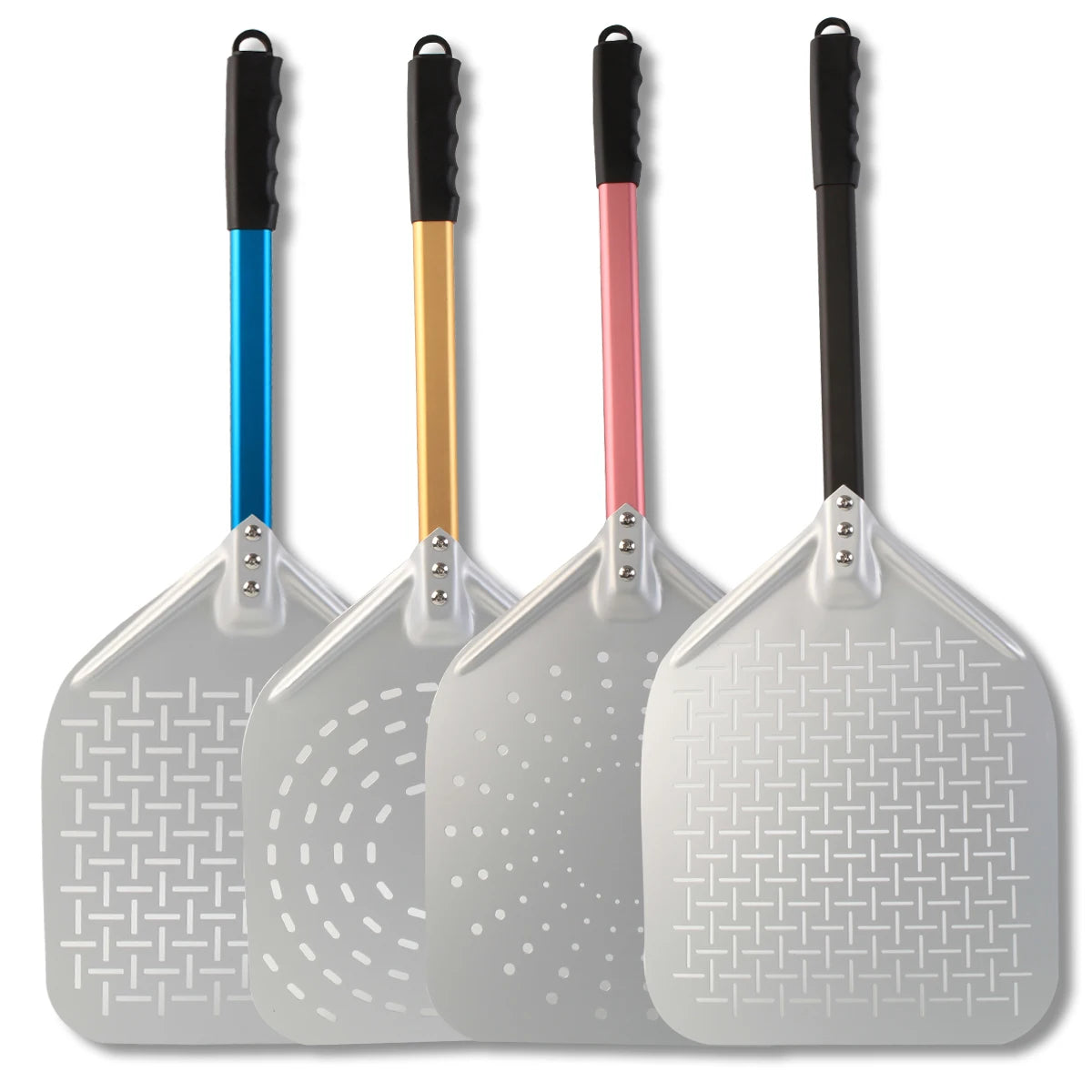 12-inch square Punching Pizza Peel Bag Shovel Baking Flip Shovel Processing Custom OEM ODM