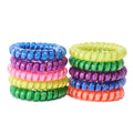 Traceless Scrunchies Hair Ties New Plastic Phone Bracelet TPU Telephone Cord Wrist Band Wrist Coiled Hair Ties