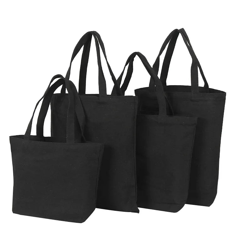 Cheap Promotion Canvas Shopping Tote Bag with Customized Logo Recyclable Shopping Bags and for Everyday Use