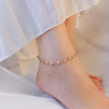 Multi-color Pink Eye Bead Anklet Tiny Eye Charm Turkish Eye Foot Bracelet for Women Summer Jewelry