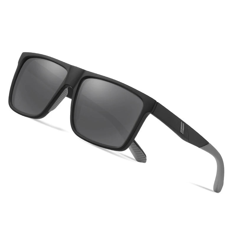 Hot New S12108 Sunglasses for Men Cross-Border Fashion Polarized TR90 Frames Two-Color Outdoor Tac Lenses Customizable Logo Lens