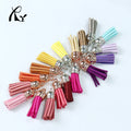 Handmade Rose Gold Tassel Hat Suede Microfiber Ruiying RY015 for DIY Leather Keychain Phone Clothing Earring Decorations