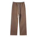 High Quality Autumn Winter Men's Sporty Sweatpants Mid Waist Loose Customized Plus Fleece Cotton Waterproof Pants