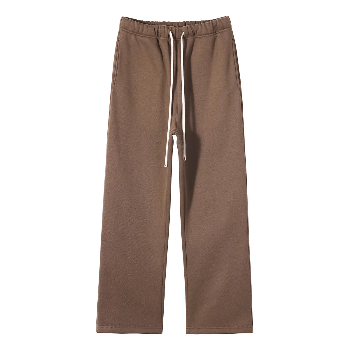 High Quality Autumn Winter Men's Sporty Sweatpants Mid Waist Loose Customized Plus Fleece Cotton Waterproof Pants