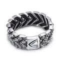 Wholesale Custom Man Bracelet Jewelry Skull Chain Stainless Steel Wrist Bracelet for Man