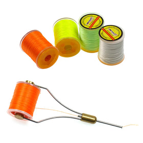 Lumo 150D Fly Tying Thread for Bass Pike Flies UV Fluo Polyester DIY Assist Hook Binding Line Fishing Accessories Tackle