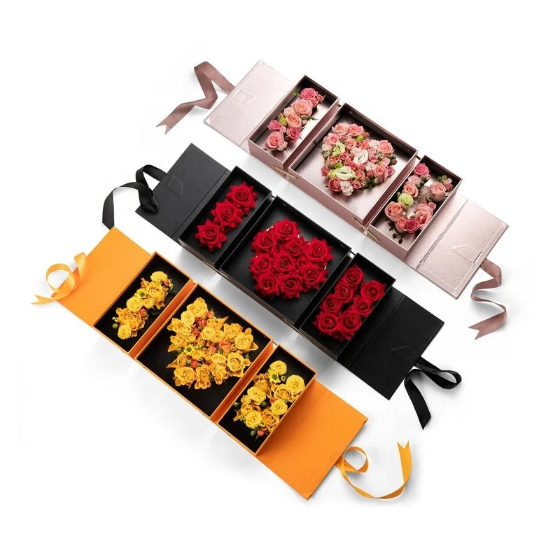 Every Love New Design I Love You Preserved Rose Flower Gift Box for Valentine's Day
