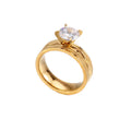Polished Lab Grown Synthetic Loose Diamond Ring Stainless Steel  Wedding Ring Gold Gram Price Loose Gemstone Rings