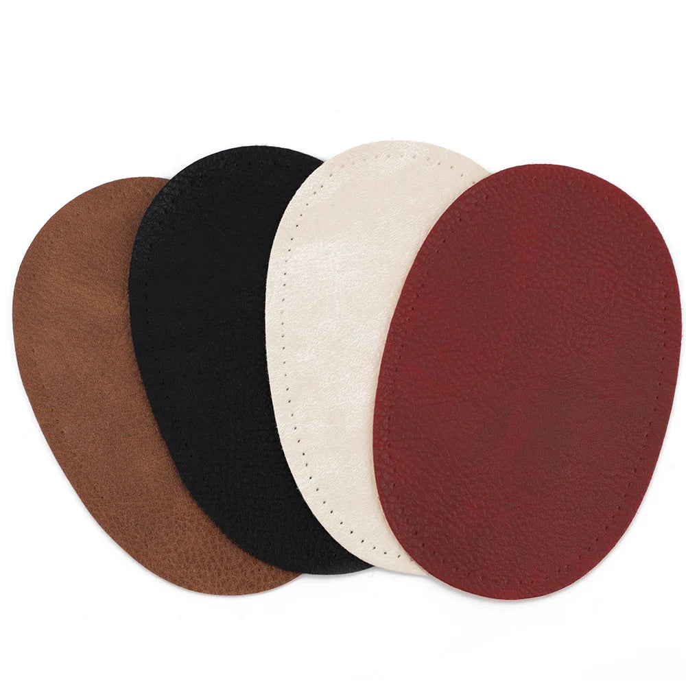 Sports Elbow Patch DIY Clothing Accessories Velvet Leather Base Cloth Sticker Oval Knee Pad Elbow Cloth