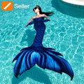 Local Delivery Adult Mermaid Tail Swimwear With Monofin With Fin With Flipper