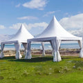 All-Weather Modular Pagoda Wedding Tent 3x3/4x4/5x5m PVC Cover Material for Outdoor Garden Parties Reception Canopies 6m 7m