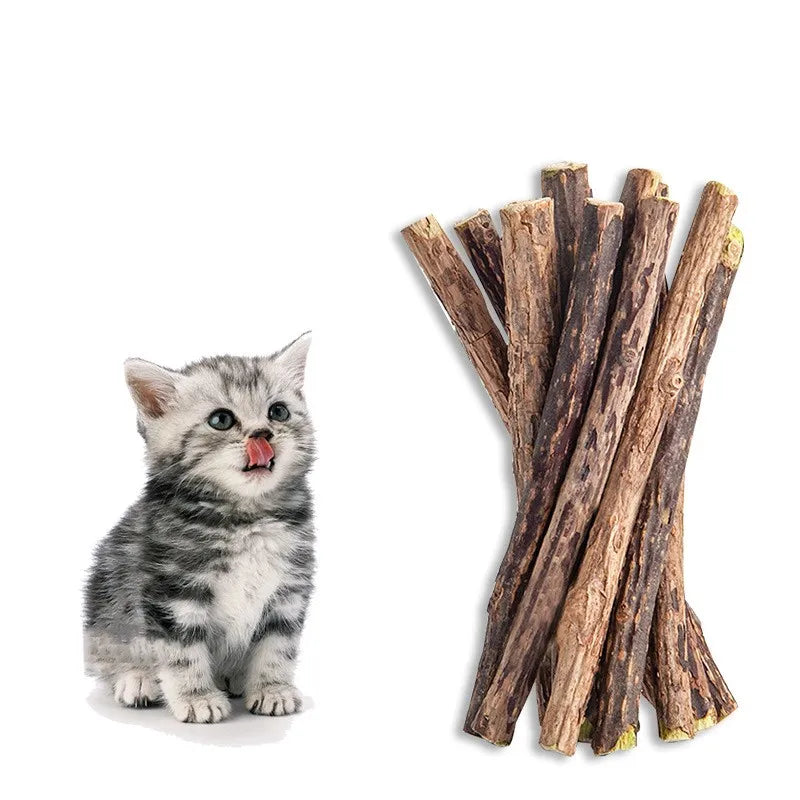 Wholesale Natural Matatabi Sticks Cat Chew Toy Stick Matatabi for Cat Cleaning Grinding Teeth