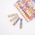 Pretty Floral Custom Colors logo Hair Scrunchies Print Patterns Hair Clips for Women